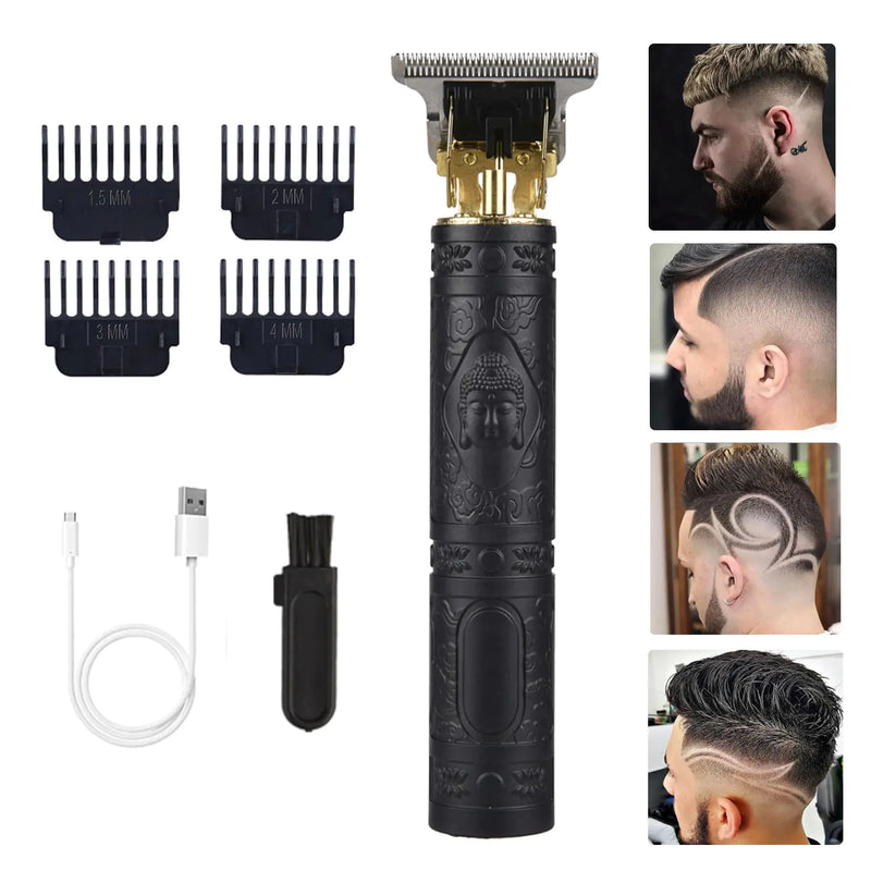 soieho Hair Clippers for Men Professional Hair Trimmer Cordless Zero Gapped T-Blade Trimmer Rechargeable Beard Trimmer Mens Gifts Hair Grooming Set for Hair Cutting