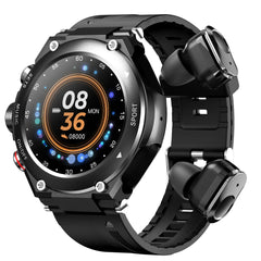 T92 Smart Watch with TWS Bluetooth Headset & Health Monitor
