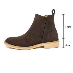 Men's Mid-Cut British Leather Martin Boots