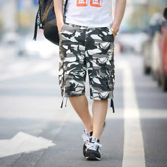 Men's Casual Loose Multi-Pocket Summer Shorts