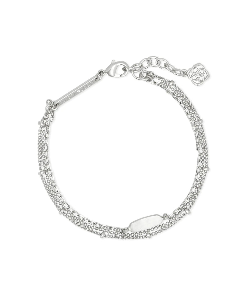 Kendra Scott Fern Multistrand Bracelet in Silver-Plated Brass Fashion Jewelry for Women