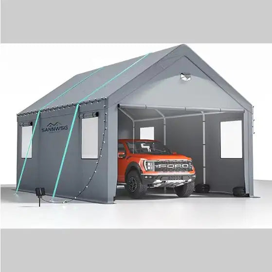 10x20 Heavy Duty Carport Canopy - Oversized Portable Car Tent Garage