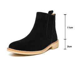 Men's Mid-Cut British Leather Martin Boots