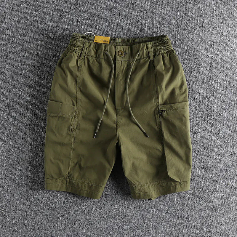 Men's Summer Camouflage Cargo Shorts with Pockets