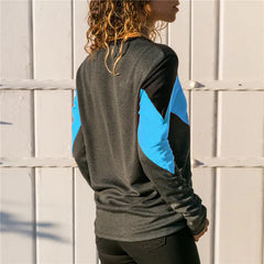 2019 Fall Women's Color Block Long Sleeve T-Shirt