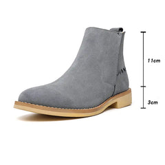 Men's Mid-Cut British Leather Martin Boots