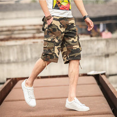 Men's Casual Loose Multi-Pocket Summer Shorts