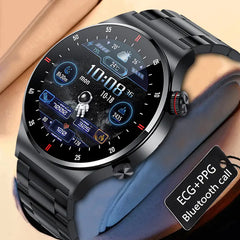 QW33 Smart Watch with ECG, PPG, Music, and Pedometer