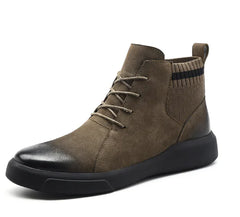 Men's High-Top Leather Winter Martin Boots