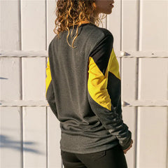 2019 Fall Women's Color Block Long Sleeve T-Shirt
