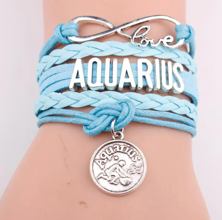 Zodiac Sign Woven Bracelet