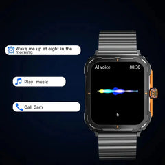 Bluetooth Smart Watch with Heart Rate & Sleep Monitor