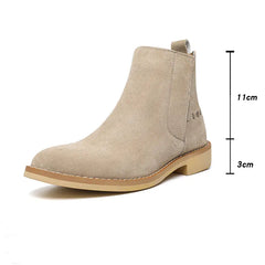 Men's Mid-Cut British Leather Martin Boots