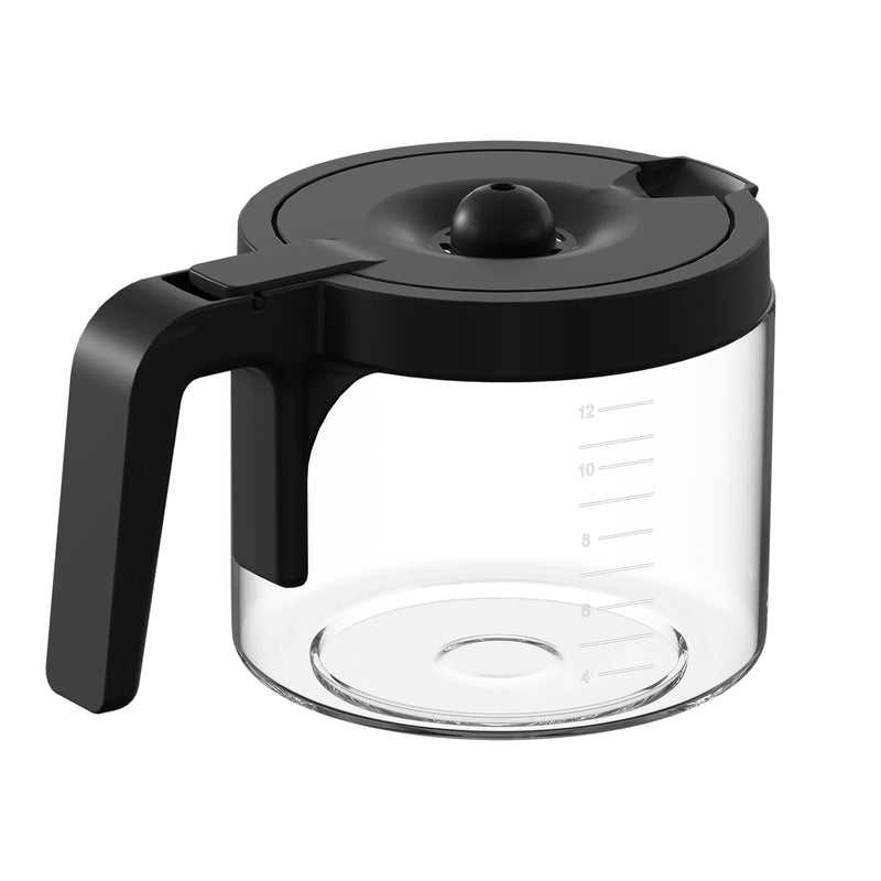 12-CUPS Coffee Maker Glass Carafe Replacement Compatible with Keurig K-Duo 5100 Single Serve K-Cup Pod & Carafe Coffee Maker (NOT Fit K-Duo 5000 Essentials Model)