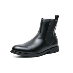 British Style Men's Mid-Cut Ankle Chelsea Boots