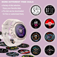 T92 Smart Watch with TWS Bluetooth Headset & Health Monitor