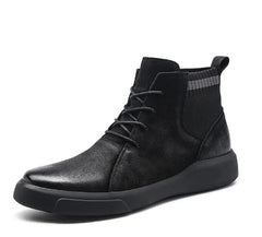 Men's High-Top Leather Winter Martin Boots